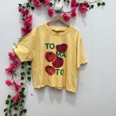 Maku Womens  Size XXXL T-shirts Orange