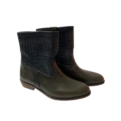 Saharan Daze Womens 100% Leather Ankle Boot Size 9 Brown 