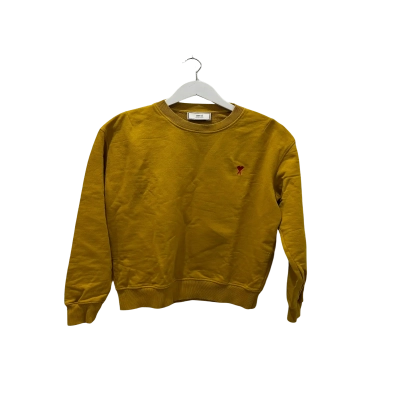 ami  Womens  Size 30 Crew Neck Jumper Mustard 