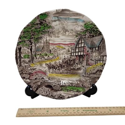 Dicken's Coaching Days Plate