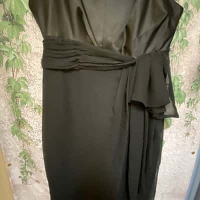 Nicola Finetti Women's  Size 14 Black Strapless Dress 