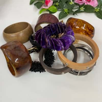 Womens Asstd bag of 12 Bangles 500gm