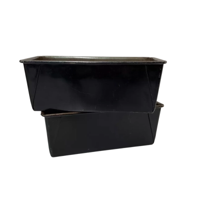 Vintage Commercial Bread Baking Tins x 2. 1.5 kg.