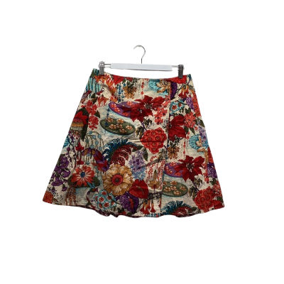 Maha She Size S Gorgeous & Unique Buttoned Wrap Skirt 