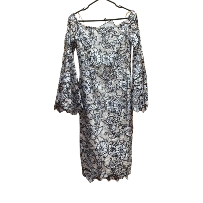 Pasduchas Womens  Size 12 Long Sleeve Dress / Midi Dress Floral 