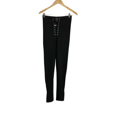  Womens Amethyst Daze  Size XS Leggings Black  