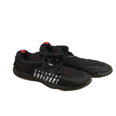 Adidas Mens  Size 12 Trainers Black  / Red 