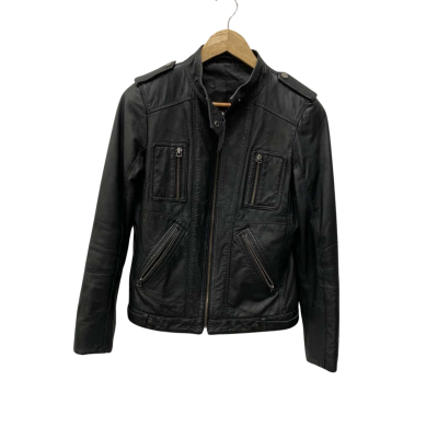 Target Womens  Size 10 Soft Leather Jacket Black  