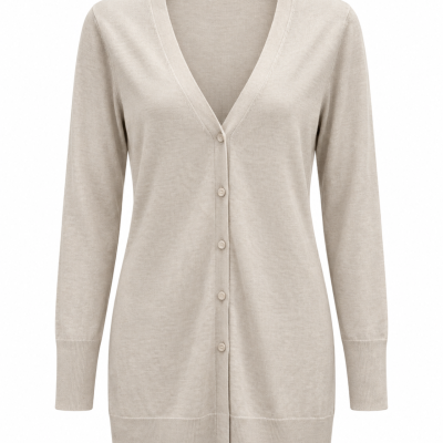 Country Road Merino Wool & Silk Long Cardigan – Size M