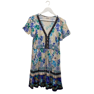 HENRY OSCAR Size 6 Gorgeous Blue Summer Dress