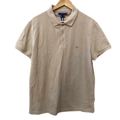 Tommy Hilfiger Khaki Brown Polo Top Size XL