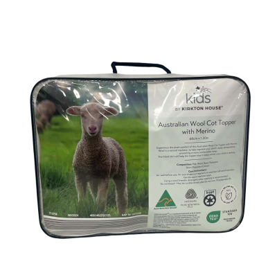 Kids by Kirkton House  Australian Wool Cot Topper with Merino