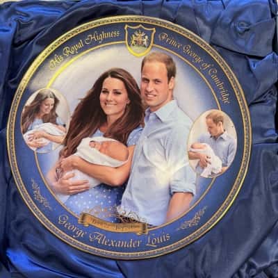 Bradford Exchange Prince George Our Royal Heir Commemorative Plate