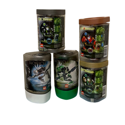 Lego Bionicle x 5 Lerahk, Kurahk, Pahrak, Nuhvok, Tanok