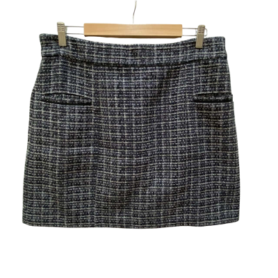 Forever New Womens  Size 16 A-Line Skirt Black  / Grey 