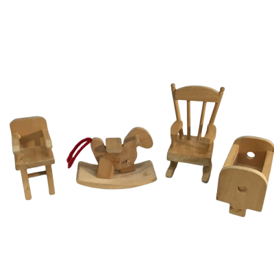 Wooden Doll Furniture as pictured 