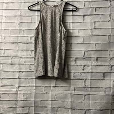 Country Road Womens  Size S Singlet Top Black  / Off White / Pattern 