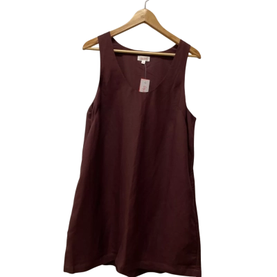  Womens  lily loves Size 12 Mini Dress Maroon 