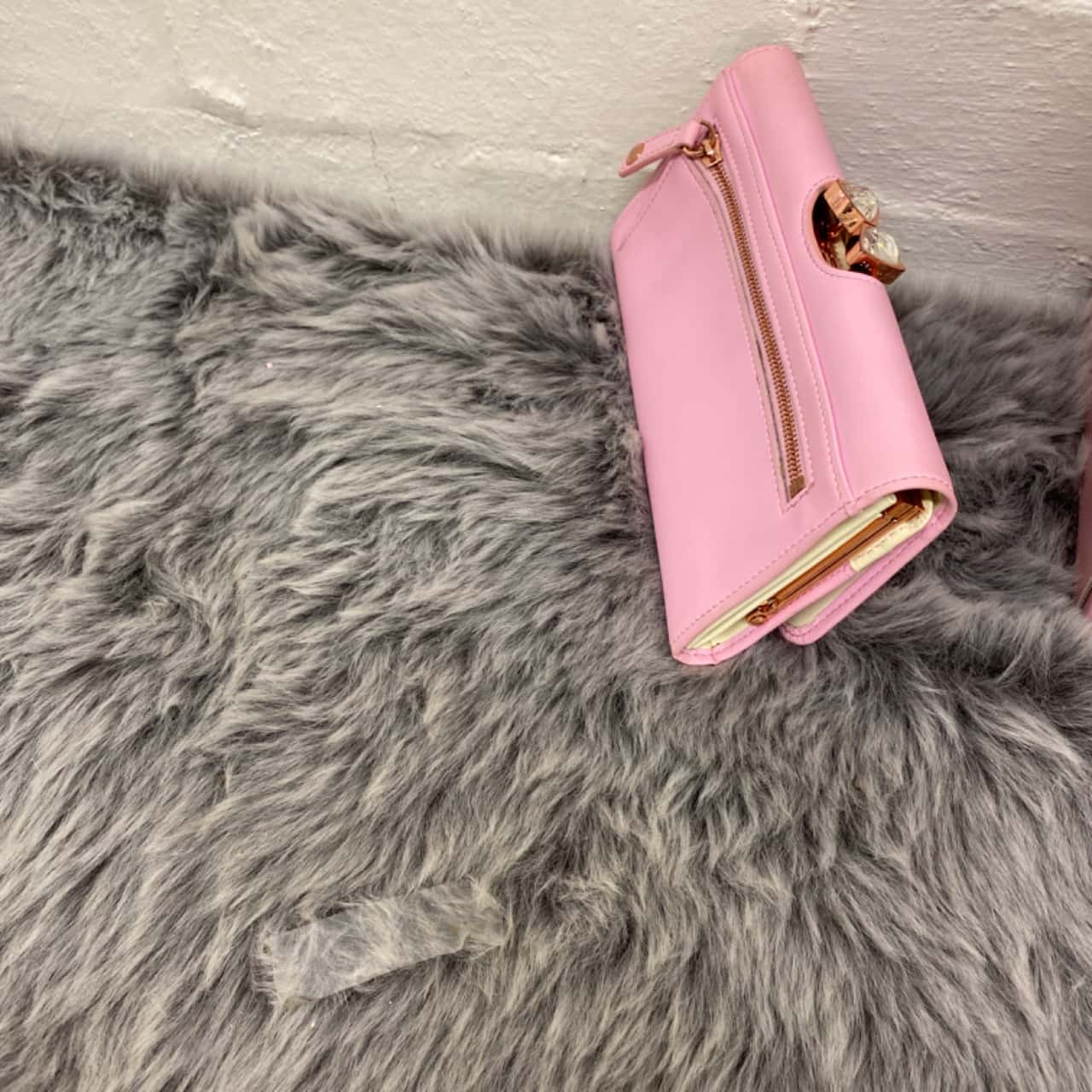 Ted baker baby pink matinee wallet(s)