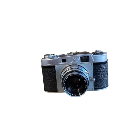 Vintage Mamiya 35S Rangefinder Camera w/ Fast 4.8cm f/1.9 Lens & Leather Case - Serial 126794 