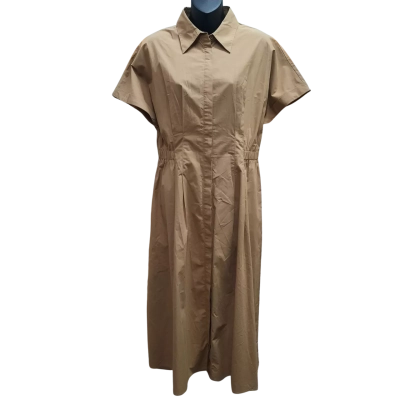 New With Tags FORCAST Size 12 'Zara' Panel Midi Shirt Dress   ORRP $139.99