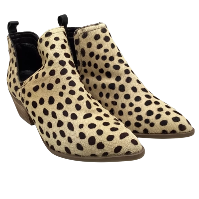 Human Premium Womens  Size 40 / 9 Animal print Ankle Boots NWOT