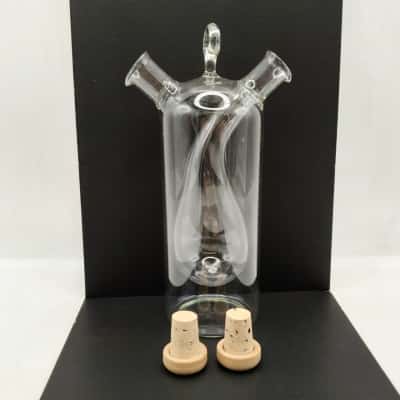 New/Unused Servant Oil Vinegar Condiment Glass Jar/Pourer  (office)