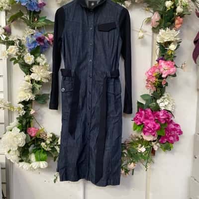 G-Star Raw Womens  Size XS Long Sleeve Dress Blue 