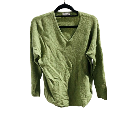 Bridge & Lord Womens Merino Cashmere Wool Jumper Green