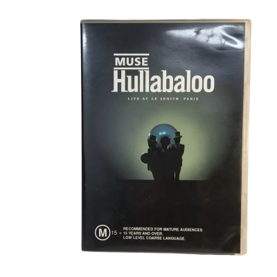 Muse Hullabaloo DVD Live at Le Zenith Paris