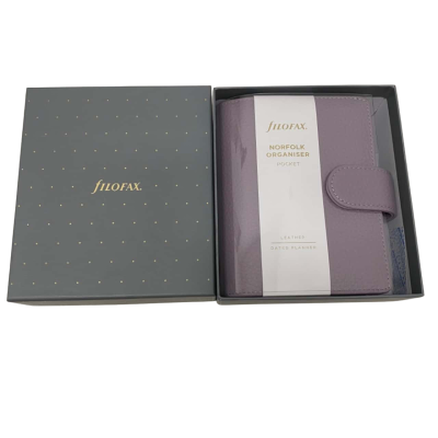 Filofax 2023 Pocket Norfolk Organiser - Purple