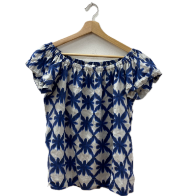 Pol Womens Top Size 12 Blue / Grey 