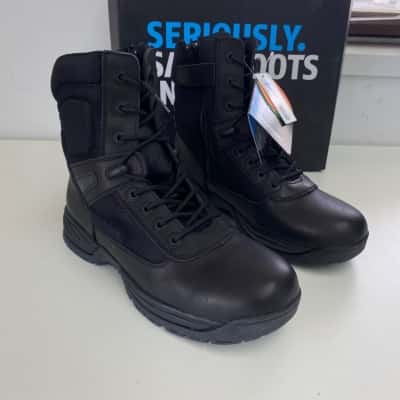 Bata Industrials Black Bobcat Zip Side Emergency Services Sentinel Safety Boots  Size 11 
