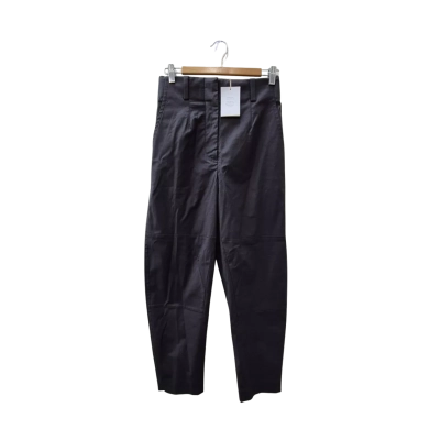 Oroton Womens  Size 8 Curved Leg Pant Midnight Charcoal