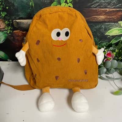 Kids Brown Happy Backpack 