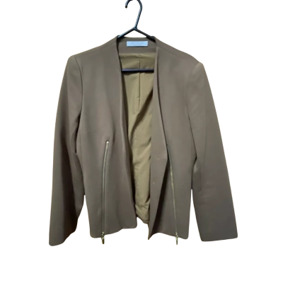 Carla Zampatti Jacket Women's  Size 12 Brown 