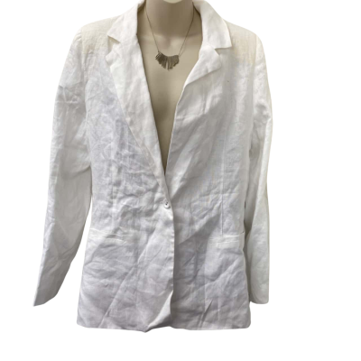 Perfect Stranger White Blazer    Size 8 