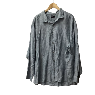  mrBig Mens  Size XXXXXXL Long Sleeve Shirt Blue E
