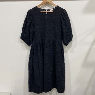 Gorman Womens  Size S Short Sleeve Dress  Black  