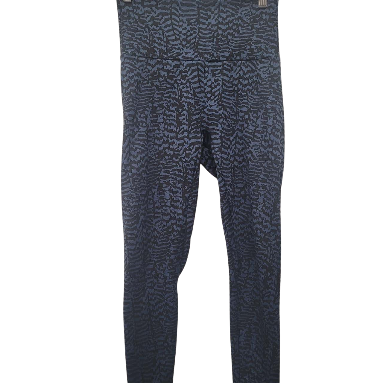Echt Womens Size S Black Blue Patterned Leggings(s)