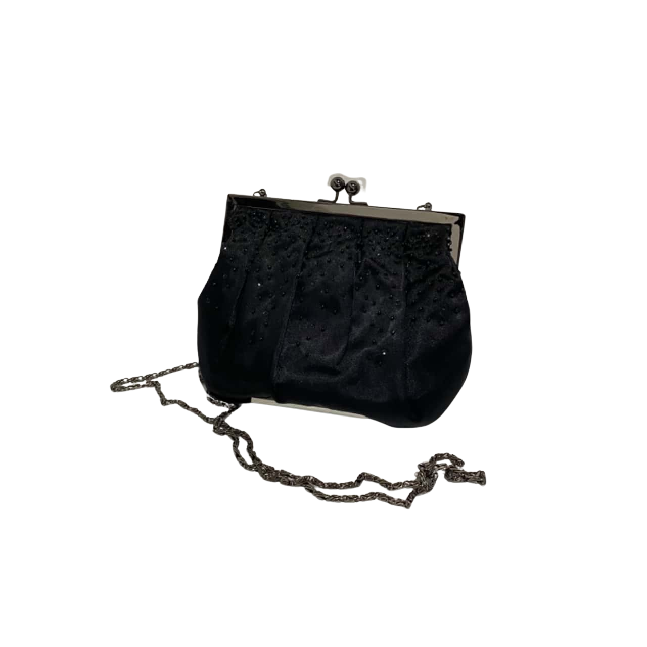 Womens OLGA BERG Black beaded Clip Purse (s)