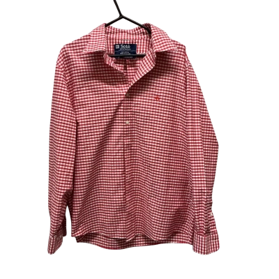 Salt of the Earth Mens  Size XL Checked Shirt Red / White 
