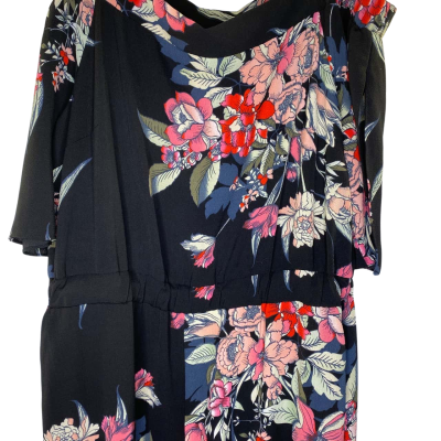 City Chic Womens  Size XS Black  / Floral / Pink  Dress