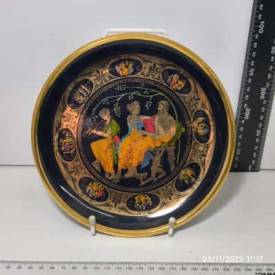 Greek Plate 24k Gold Wall Art 
