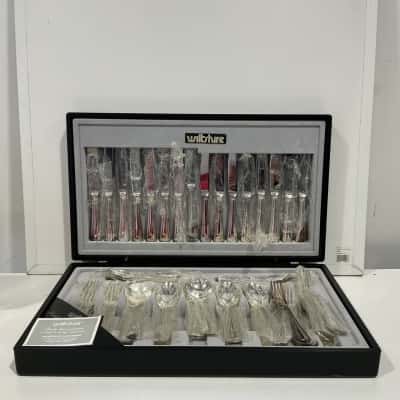 Wiltshire 58 pieced silver plated cutlery set 