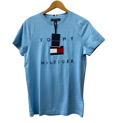Tommy Hilfiger Mens  Size XS Short Sleeve T-shirt Blue 