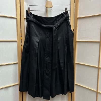 SPORTSCRAFT Women’s  Size 12 Pleated Skirt With Belt Black   RRP: $79