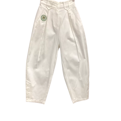 Alémais Pleated Pant Size 4 White 