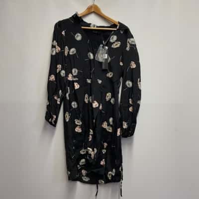 Stella Womens  Size 10 Long Sleeve Dress Floral 