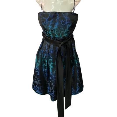 City Chic Womens  Size S Cocktail Dress Blue / Green 